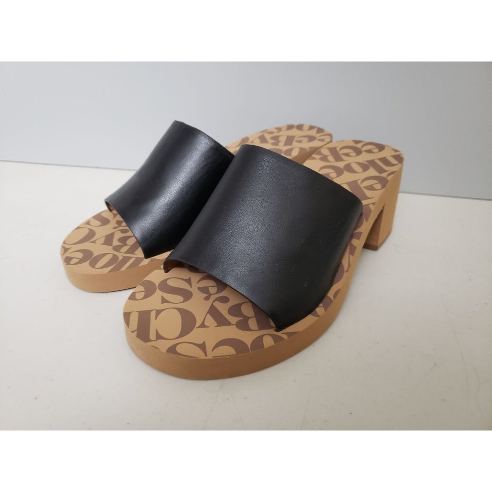 See By Chloe Essie Sandals Size Size 38 Black Leather Heel Mules